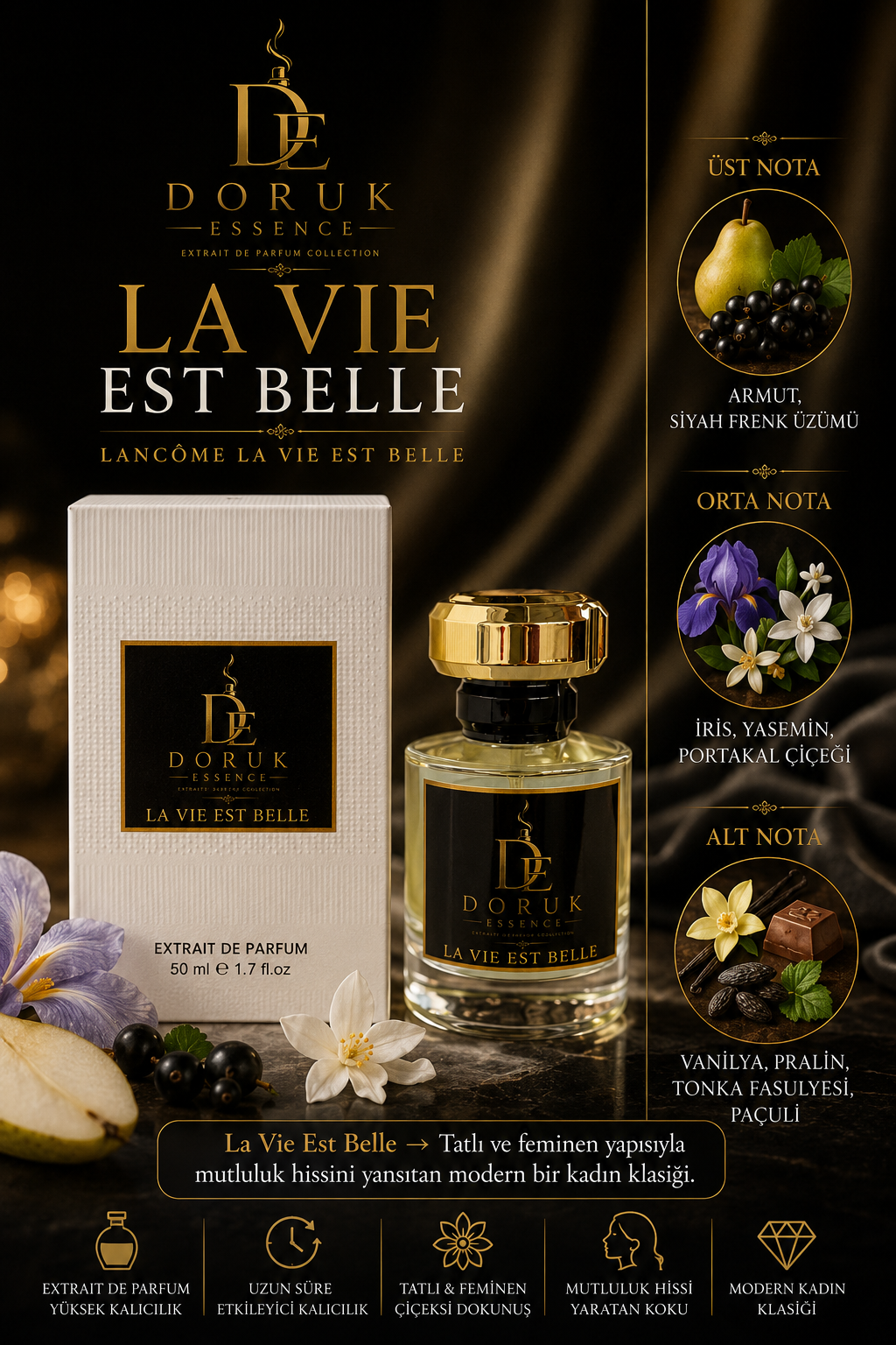 DORUK ESSENCE LA VIE ESTBELLE - 50 ML KADIN PARFÜM