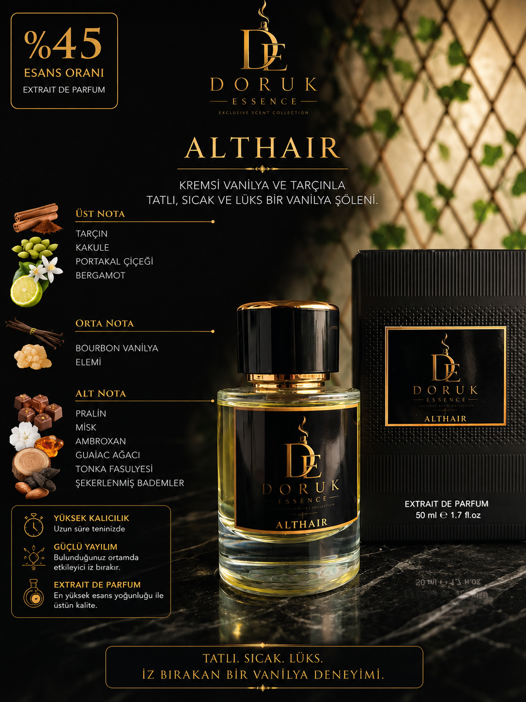 DORUK ESSENCE ALTHAIR - 50 ML PARFÜM